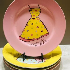 Rosanna plates set of 4 Dresses